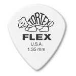 Set 12 Uñetas Tortex Flex Jazz Iii 1.35 Dunlop 468p1.35 Color Blanco