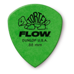 Puas Jim Dunlop 558p 0.88 Tortex Flow X12 Medianas Guitarra Baja Verde Mediano