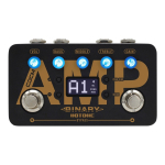 Pedal Guitarra Simulador Amplificador Hotone Binary Amp