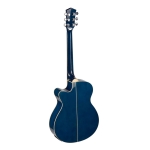 Guitarra Ac?stica Creep Con Funda Eq 5 Bandas Blue C/corte - Imagen 3