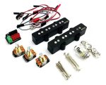 Microfono Para Bajo Emg Jv-set Black Jazz Bass Activo - Imagen 2
