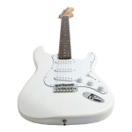 Pack Guitarra Stratocaster Y Amplificador Creep 15w Compl Wh - Imagen 2