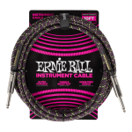 Cable Guitarra Bajo Ernie Ball 6427 Entelado 3 Mt. Purpura