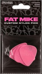 Púa Nylon Rosada 0.60mm Jim Dunlop Para Guitarra 6 Unidades Rosado Standard - Imagen 2