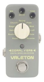 Pedal Valeton Crv-2 P/ Guitarra Digital Reverb 11t Gris - Imagen 2