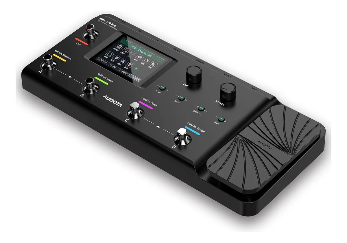 D_924233-MLC106782860672_022026-F.jpg Pedalera Multiefectos Audota Ame-200 Pro Guitarra 200 Fx - Imagen 1