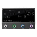 Pedal Looper Valeton Vlp-400 Multitrack Sampler Drum 2 En 1 Color Gris