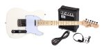 Pack Guitarra Telecaster Y Amplificador Creep Completo Funda - Imagen 2