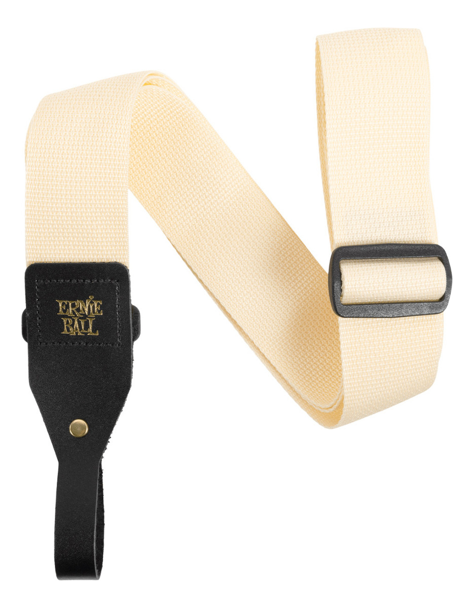 D_932153-MLU78018364336_082024-F.jpg Ernie Ball Correa Guitarra Ac?stica P05368 Poliprop. Crema Acoustic Guitar Strap - Imagen 1