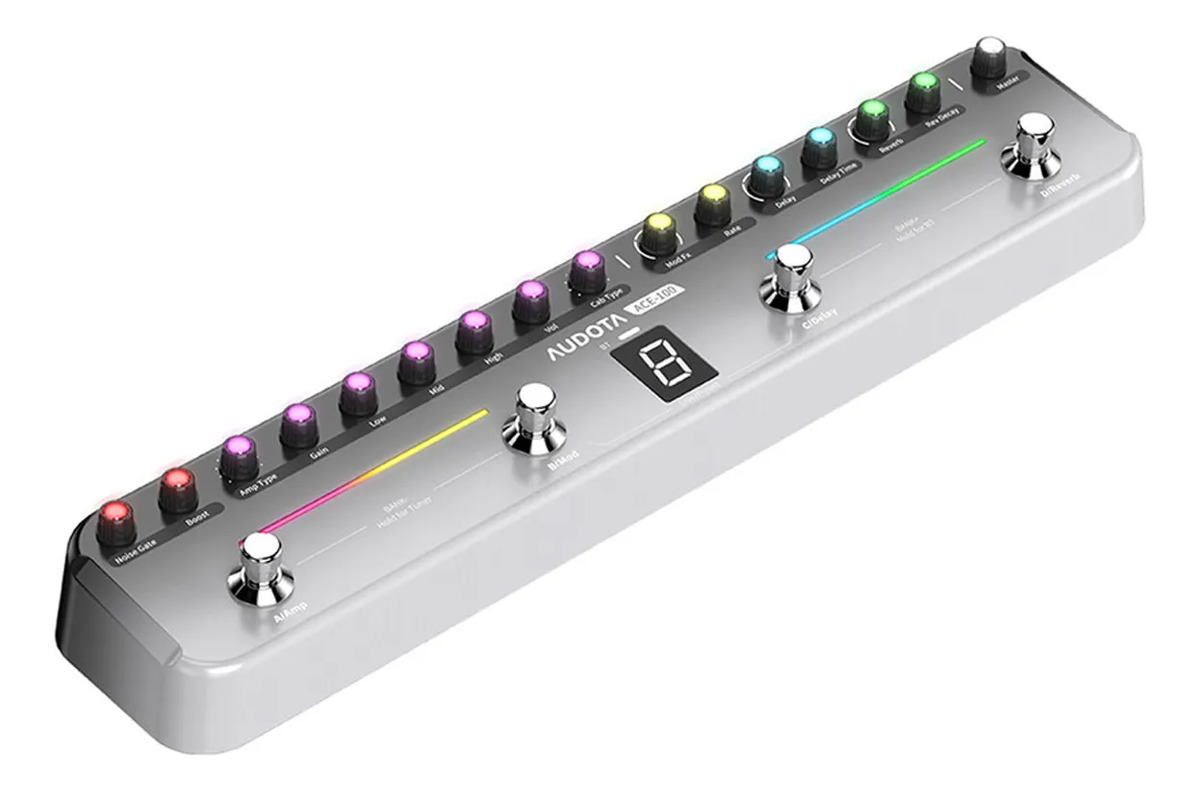 D_933504-MLC106781853458_022026-F.jpg Pedal Multiefecto Audota Ace-100 Guitarra Amp Ir Delay Dist - Imagen 1