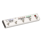 Pedal Multiefectos Valeton Dapper Para Guitarra Eléctrica 3 Efectos Plateado