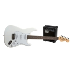 Pack Guitarra Stratocaster Y Amplificador Creep Completo Wh