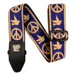 Correa Guitarra Ernie Ball P04699 Navy Blue Beige Peace Jaq