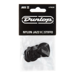 Uñetas Dunlop Nylon Jazz Ii 47p2s (x6) Negro