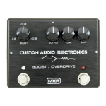 Pedal P/guitarra Boost/overdrive Mxr Mc402 Color Negro