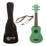 Ukelele Soprano Creep Waimea Verde + Funda + Correa!