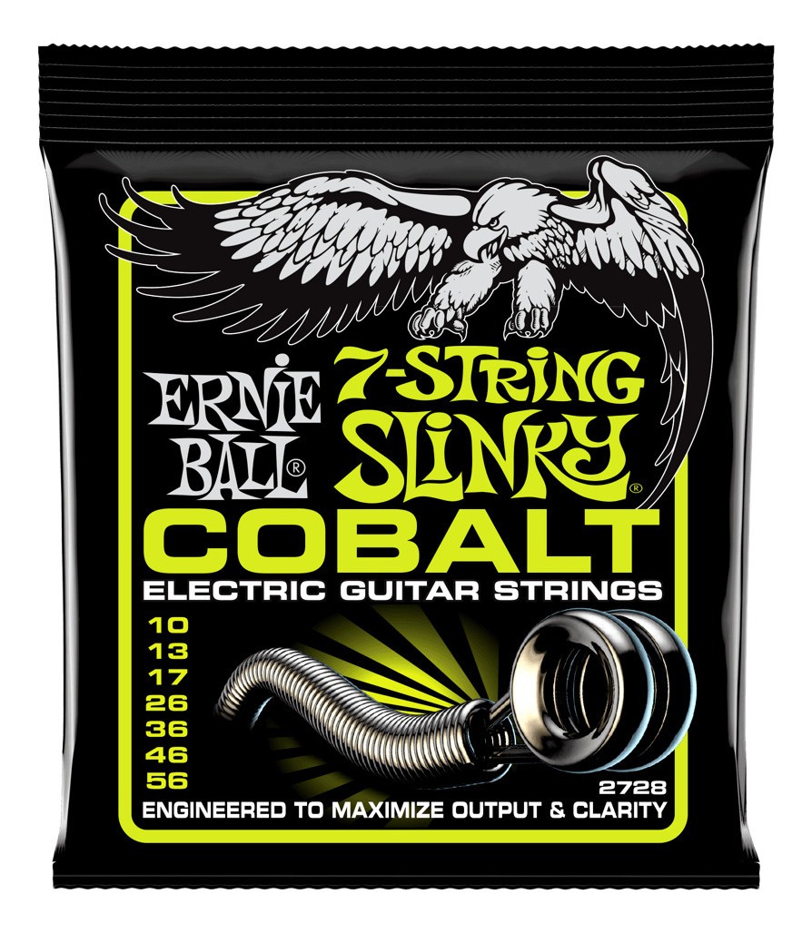D_973682-MLC32892165200_112019-F.jpg Ernie Ball Cuerdas Para Guitarra Electrica 7c Slinky Cobalt - Imagen 1