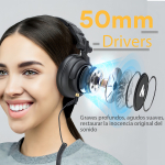Auriculares Maono Est?dio Au-mh601 Au-mh601 Negro - Imagen 3