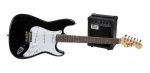 Pack Guitarra Stratocaster Y Amplificador Creep Completo Bk - Imagen 2