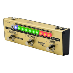Pedal Multiefecto Valeton Mes-4 Para Guitarra Acústica 4 Efectos