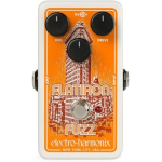 Pedal Fuzz Overdrive Electro-harmonix Flatiron Analógico Para Guitarra Blanco