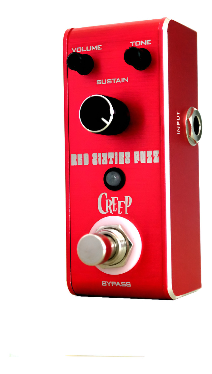 D_980853-MLC92298716740_092025-F.jpg Pedal Fuzz P/ Guitarra Electrica Creep Micro Red Sixties - Imagen 1