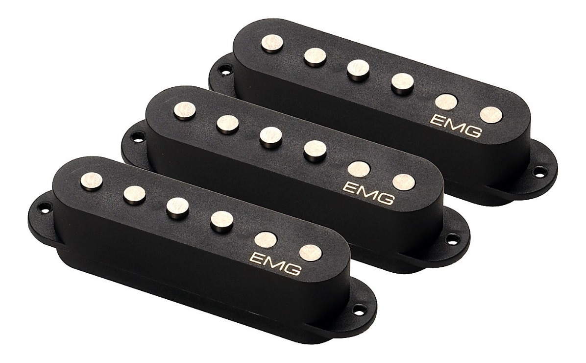 D_997179-MLC48925678379_012022-F.jpg Microfono Para Guitarra Emg Sv-set X 3 Black Strato Activo - Imagen 1