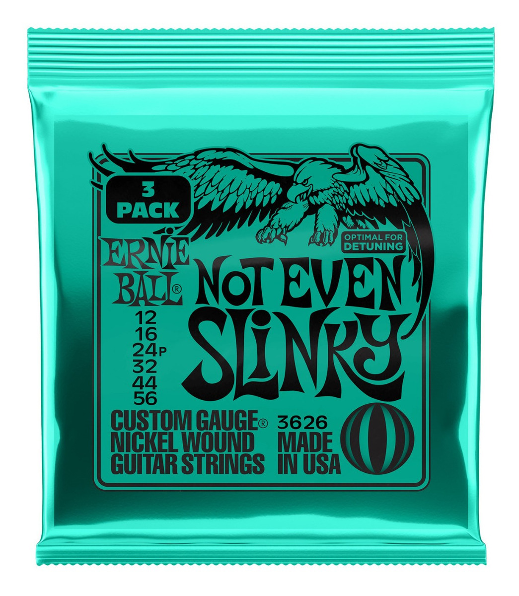 D_997689-MLC52711158458_122022-F.jpg Cuerdas Guitarra Electrica Pack X3 Ernie Ball Not Even .012 - Imagen 1